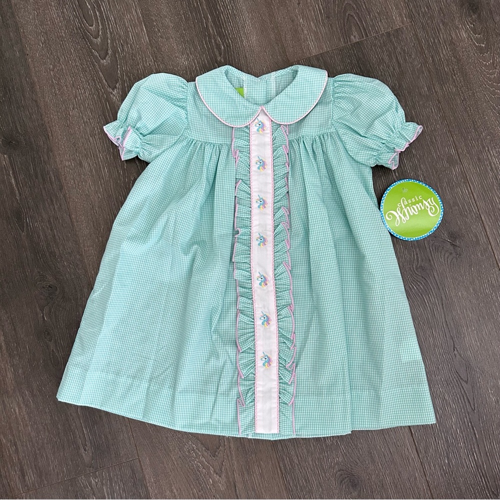 NWT Smocked Unicorn Dress
